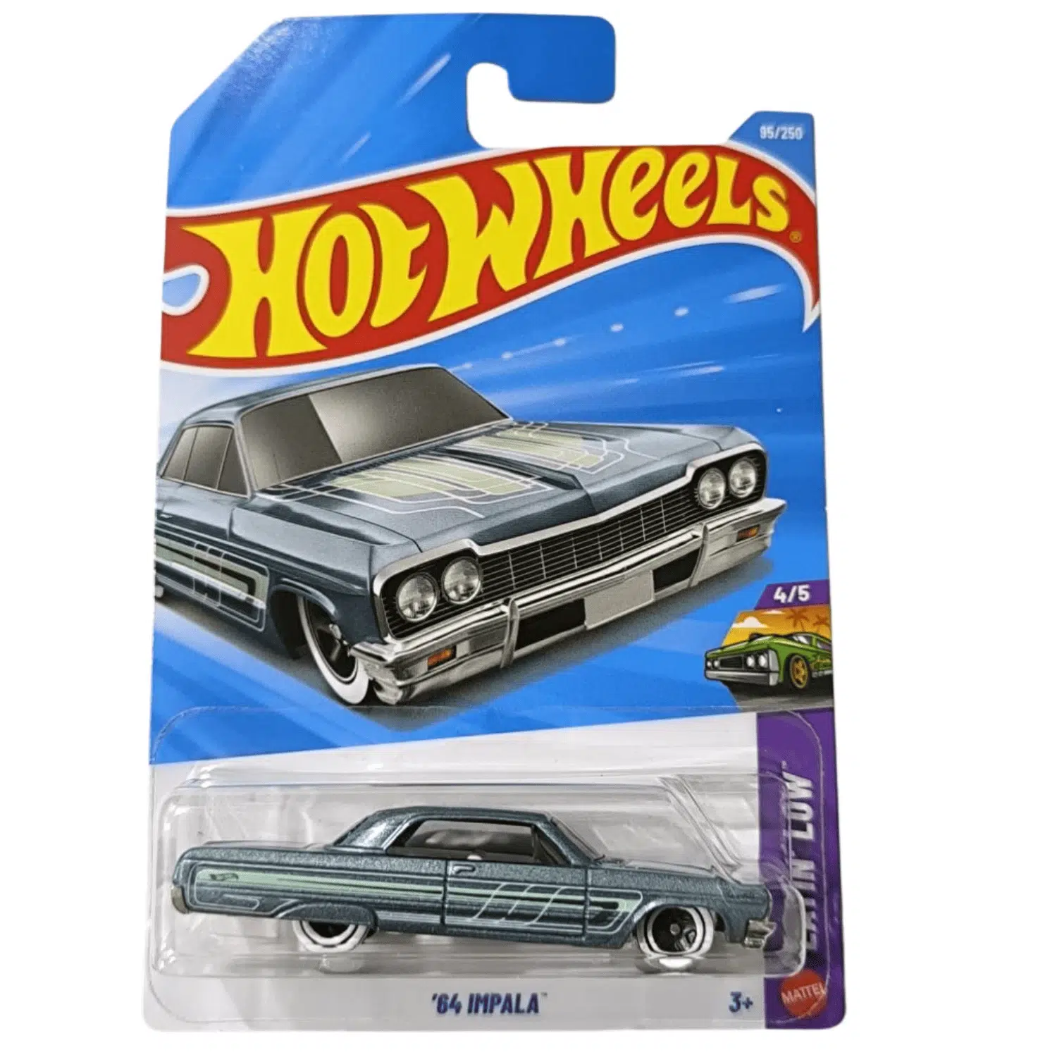 hot wheels '64 chevrolet impala layin lo diecast model hot wheels '64 chevrolet impala layin lo diecast model