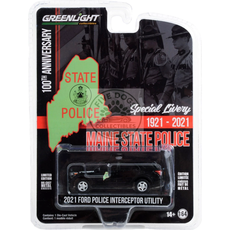 greenlight anniversary series 2021 ford police interceptor utility maine state police 10