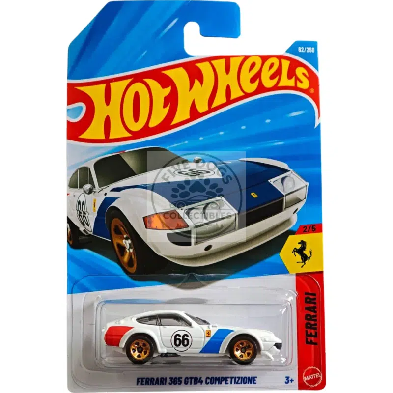 hot wheels ferrari 365 gtb4 competizione diecast model
