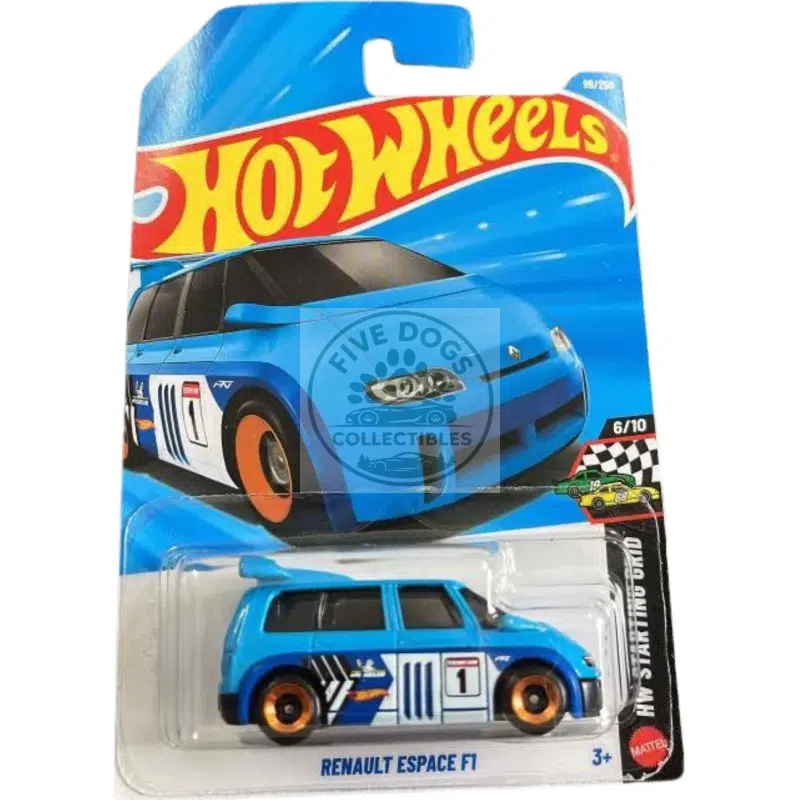 hot wheels renault espace f1 diecast model 1:64 scale