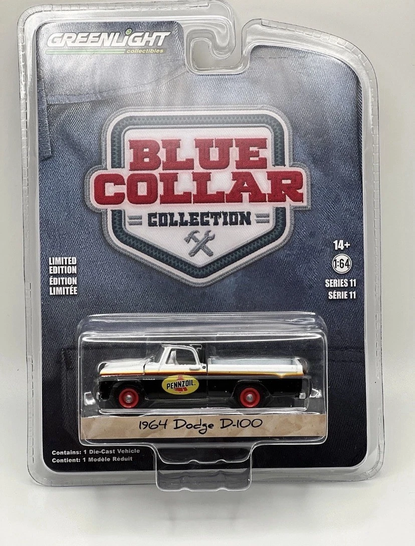 greenlight blue collar collection 1964 dodge d 100 pennzoil diecast model greenlight blue collar collection 1964 dodge d 100 pennzoil diecast model