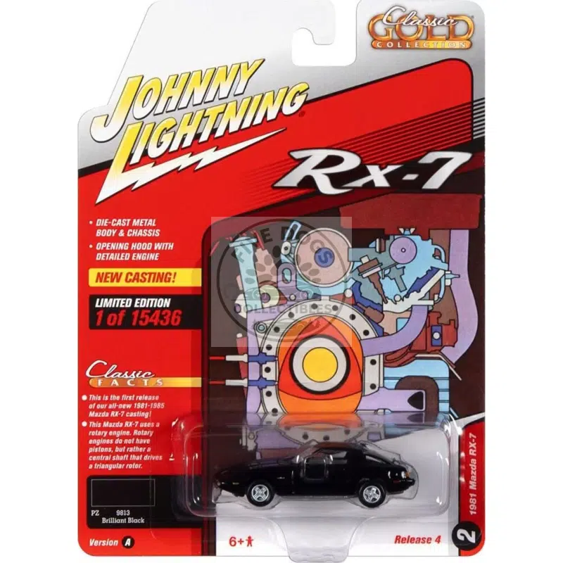 johnny lightning 1981 mazda rx7 classic gold series
