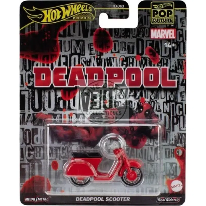hot wheels pop culture deadpool scooter