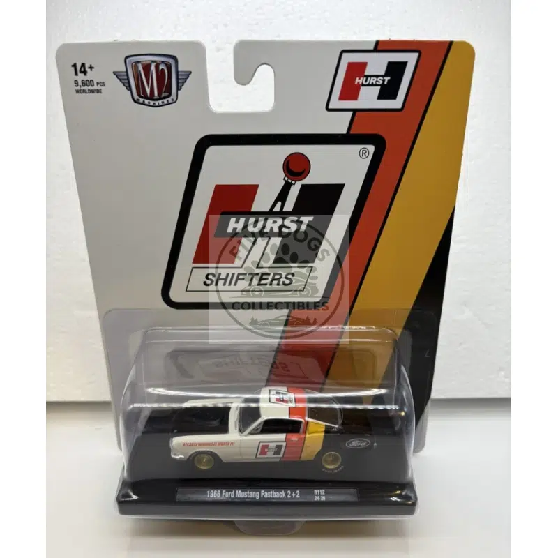 m2 machines auto drivers 1966 ford mustang fastback 2+2 diecast model