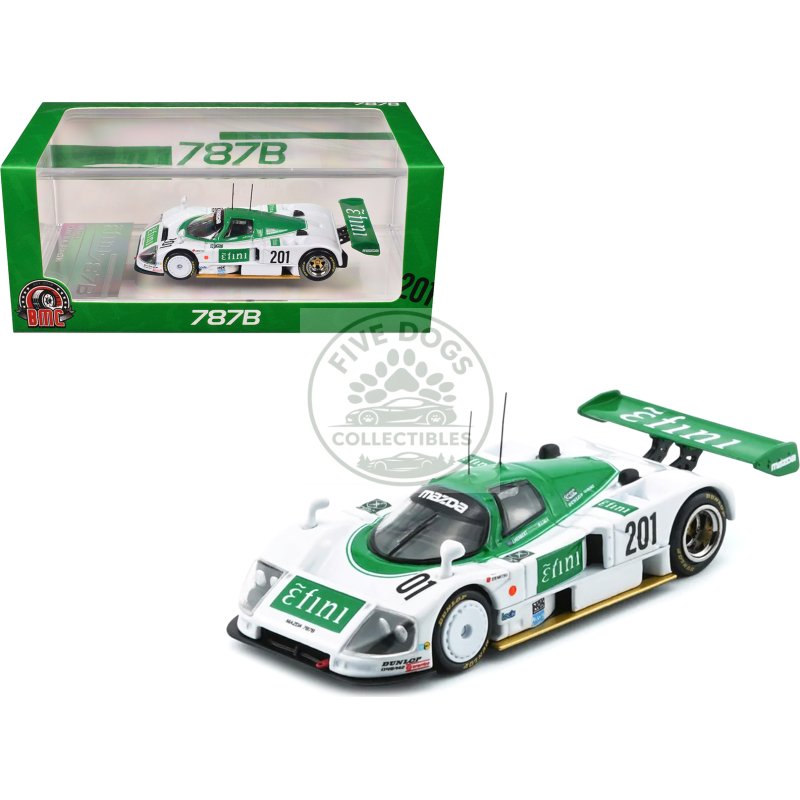mazda 787b #201 johnny herbert maurizio sandro sala "efini" "all japan sports prototype car endurance championship" (1991) 1/64 diecast model car by bm creations