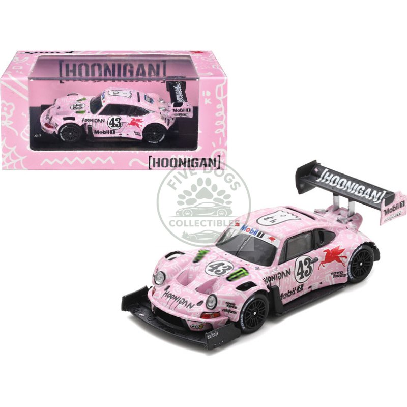 porsche "hoonipigasus" 911 #43 ken block "pikes peak" (2022) 1/64 diecast model car by spark