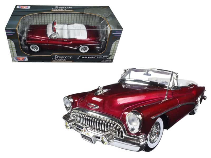 1953 buick skylark burgundy 1/18 diecast model car by motormax 1953 buick skylark burgundy 1/18 diecast model car by motormax