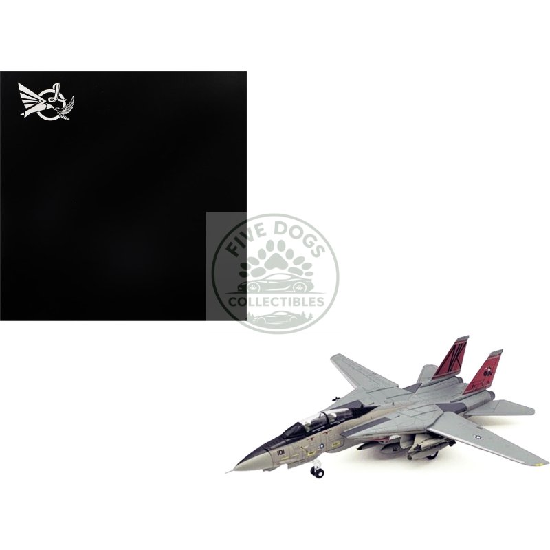 grumman f 14d tomcat aircraft "vf 31 tomcatters uss john c. stennis" (2003) united states navy 1/100 diecast model airplane
