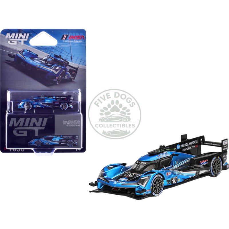 acura arx 06 gtp #10 filipe albuquerque marcus ericsson brendon hartley ricky taylor "wayne taylor racing with andretti" imsa "24 hours of daytona" (2024) limited edition 1/64 diecast model car by mini gt