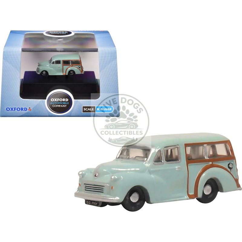morris minor traveller smoke gray 1/148 (n) scale diecast model car by oxford diecast