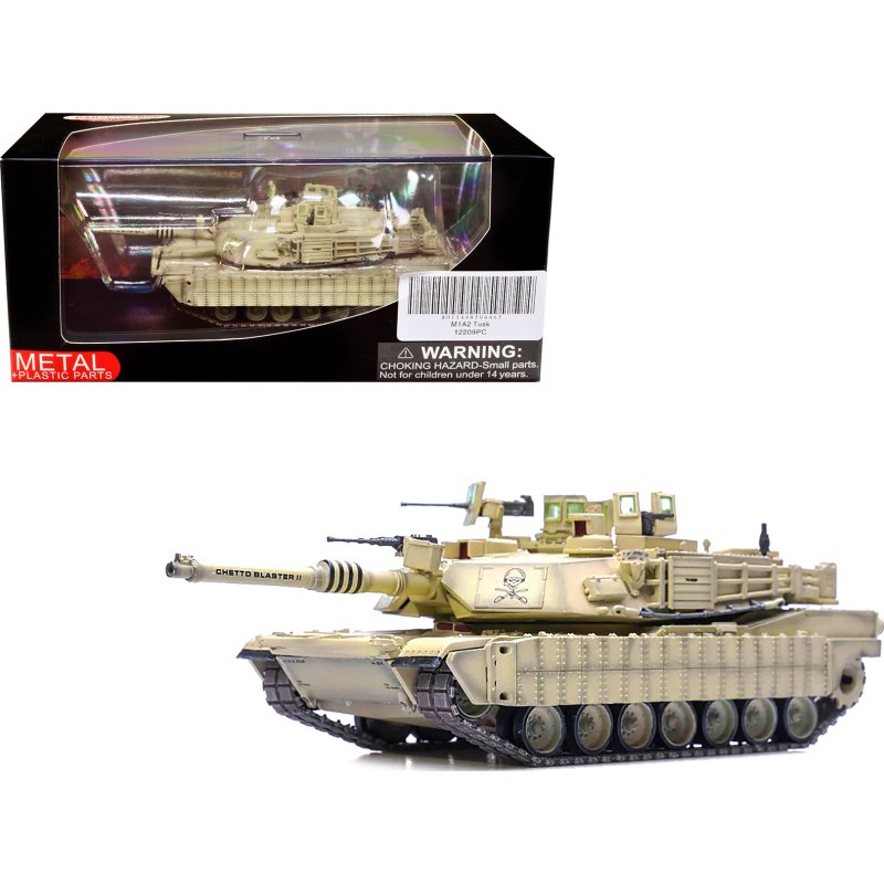 m1a2 tusk i battle tank "ghetto blaster ii" "u.s. army 3rd squadron 3rd armoured cavalry regiment fob hammer iraq" (2011) 1/72 diecast model by panzerkampf