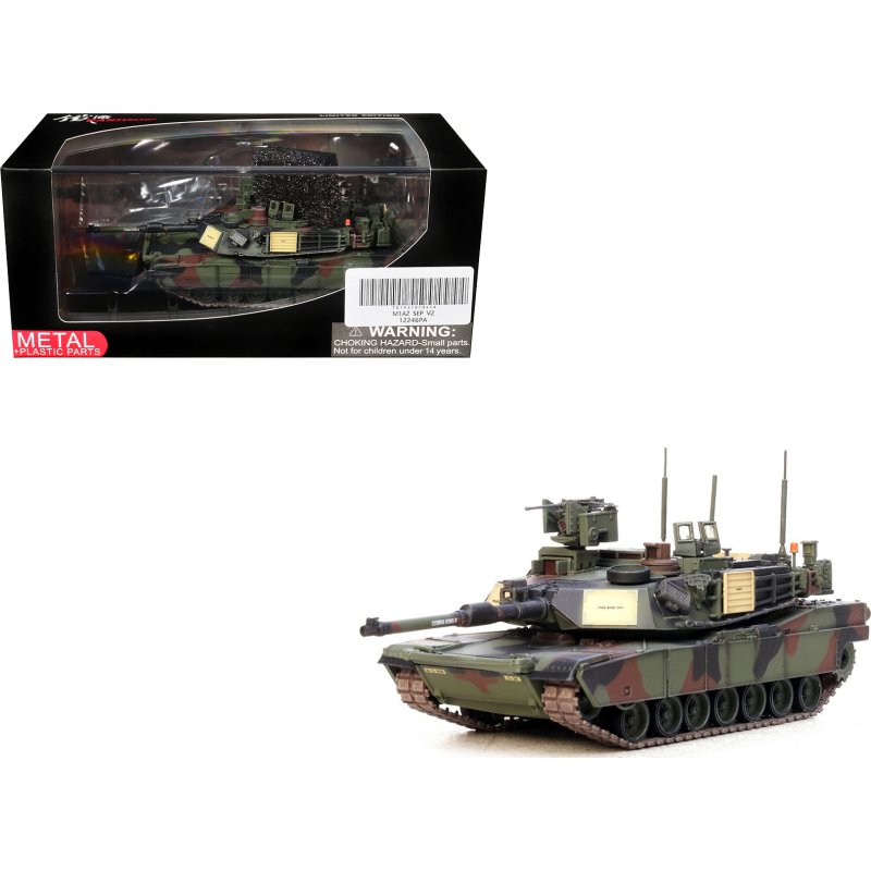 general dynamics m1a2 sep v2 abrams tank "2nd battalion 9th infantry regiment 2nd infantry division south korea" united states army 1/72 diecast model by panzerkampf