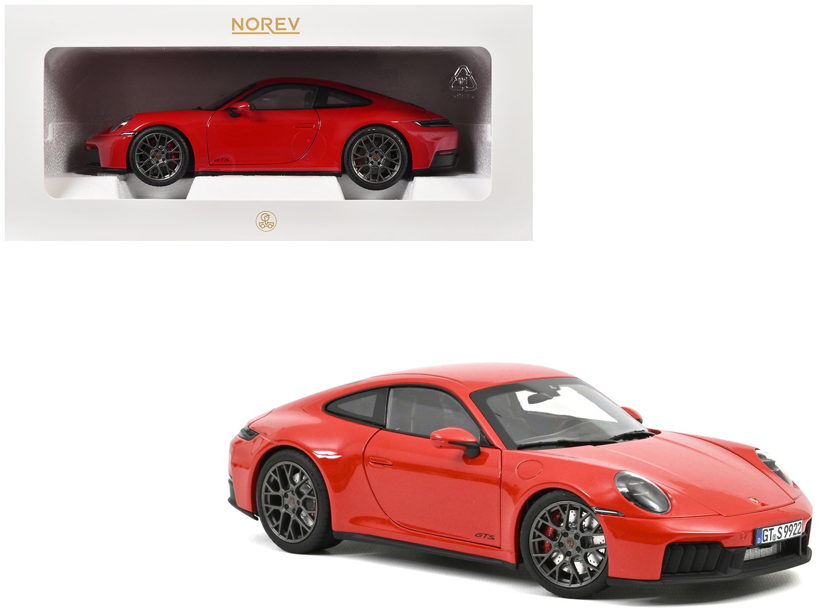 2024 porsche 911 carrera 4 gts guards red 1/18 diecast model car by norev 2024 porsche 911 carrera 4 gts guards red 1/18 diecast model car by norev