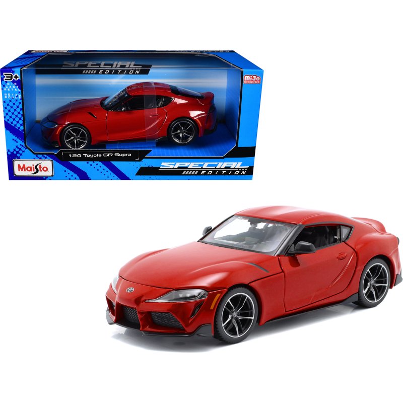 toyota gr supra red "special edition" series 1/24 diecast model car by maisto