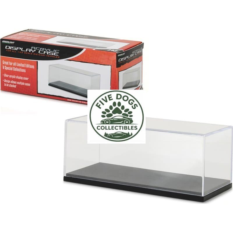 Clear display case for collectibles, perfect for showcasing limited editions and special collections.