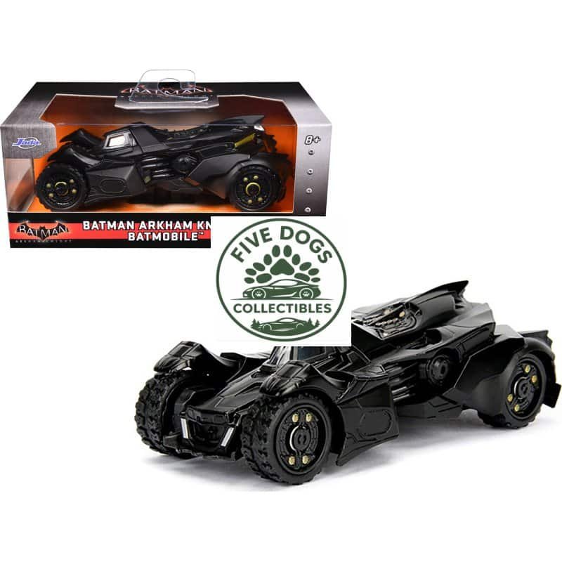Batman Arkham Knight Batmobile toy car from Five Dogs Collectibles.
