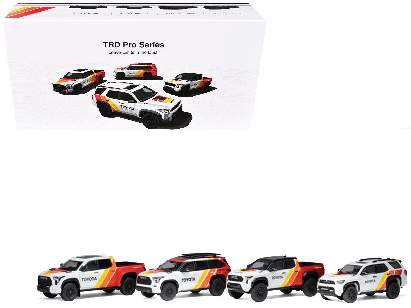 toyota trd pro 4 car set limited edition to 500 pieces worldwide 1/64 diecast model cars by gcd toyota trd pro 4 car set limited edition to 500 pieces worldwide 1/64 diecast model cars by gcd