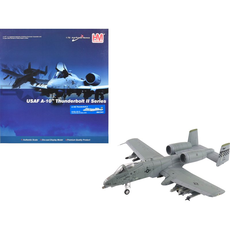 fairchild republic a 10c thunderbolt ii attack aircraft "80 0283 25th fs 51st fw osan air base" (2015) united states air force "air power series" 1/72 diecast model by hobby master