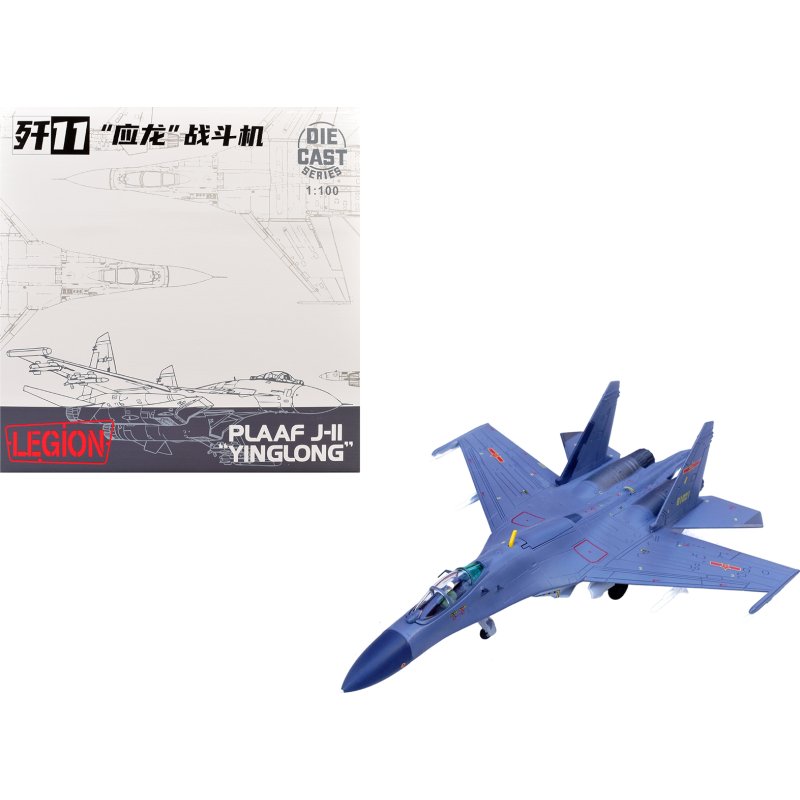 shenyang j 11b yinglong aircraft "61021 northern theater command" (2019) people's liberation army air force 1/100 diecast model airplane by legion