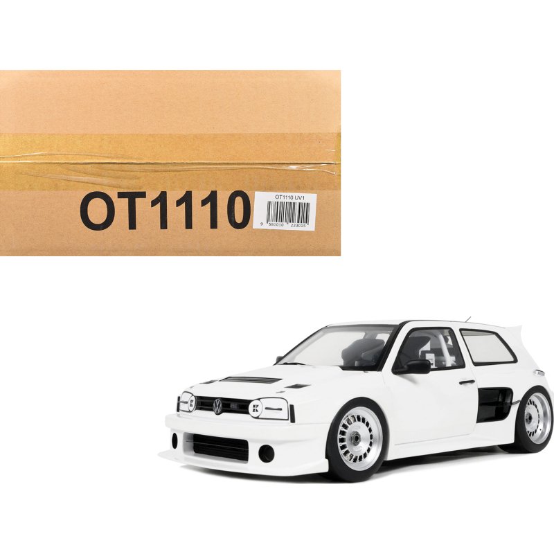 2024 volkswagen golf iii by khyzyl saleem white limited edition to 2000 pieces worldwide 1/18 model car by otto mobile