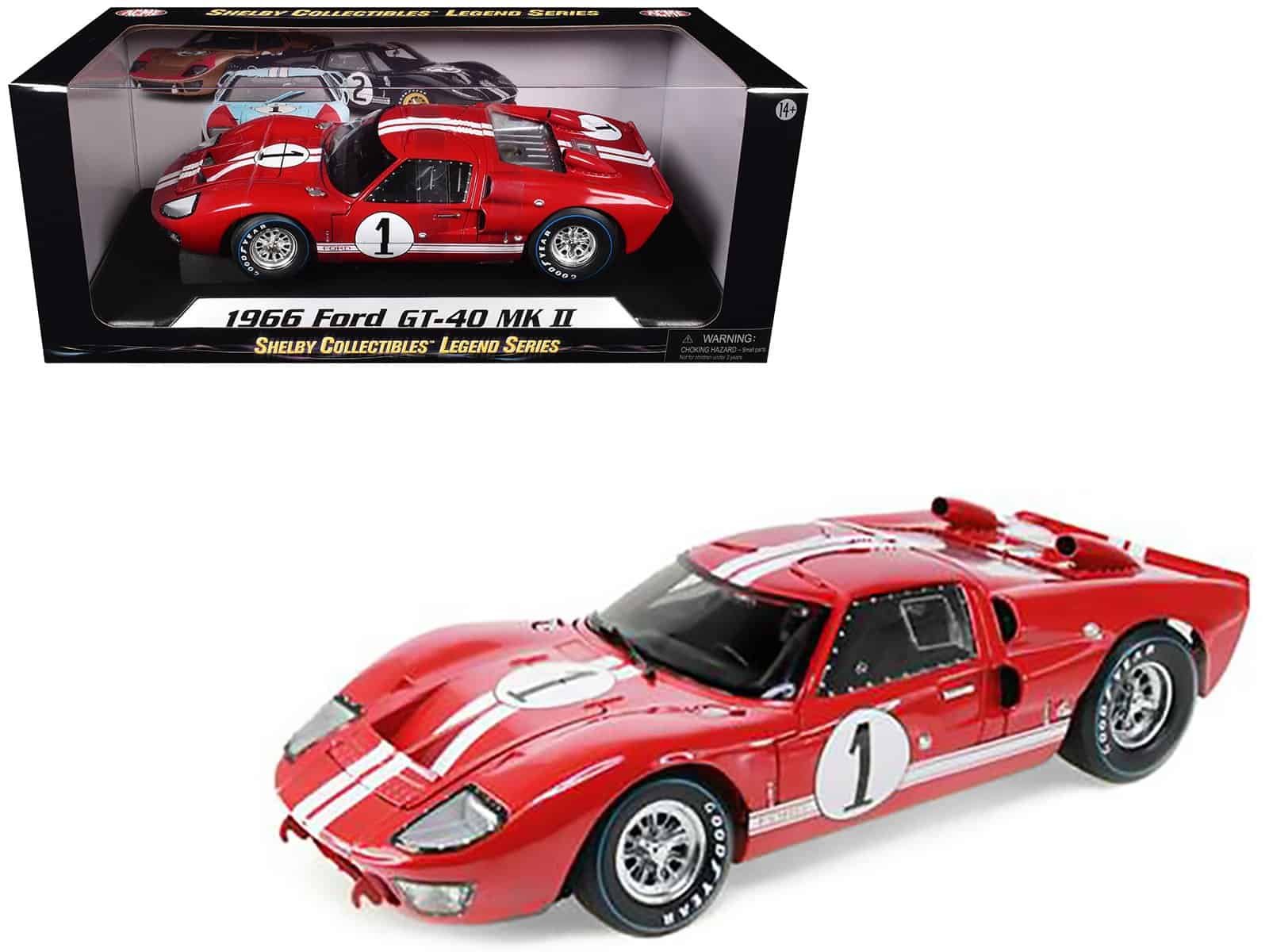 1966 Ford GT40 MK II Collectible Car Detailed 1966 Ford GT40 MK II diecast model for car enthusiasts. Perfect for collectors of vintage r.