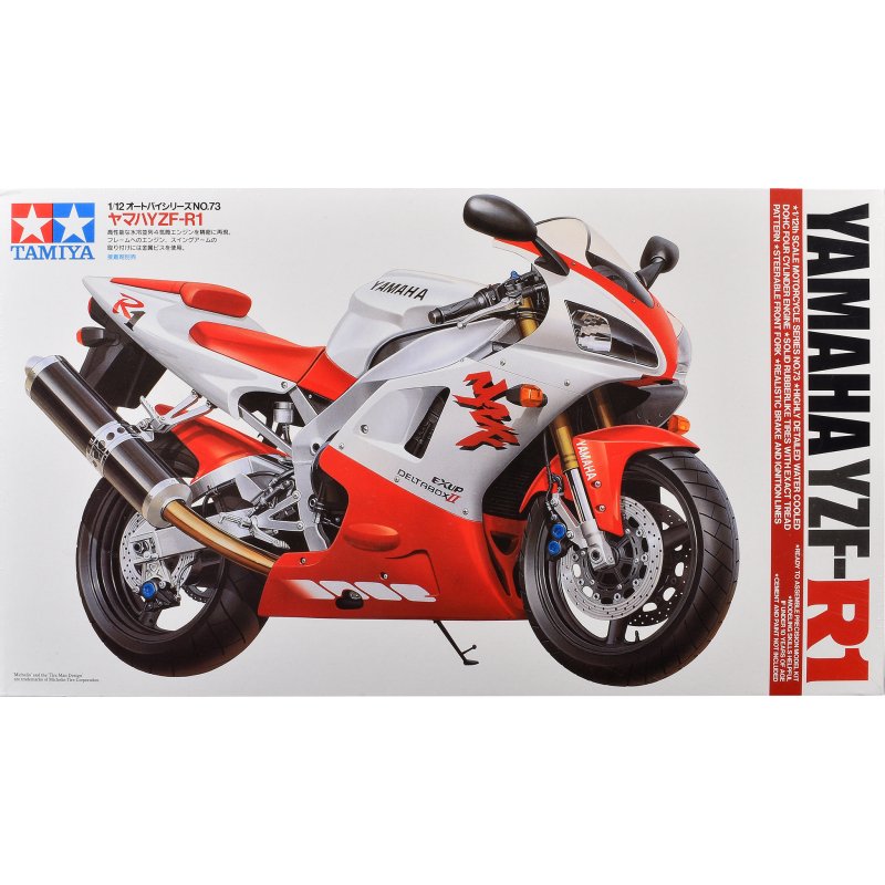 model kit yamaha yzf r1 motorcycle 1/12 scale model by tamiya