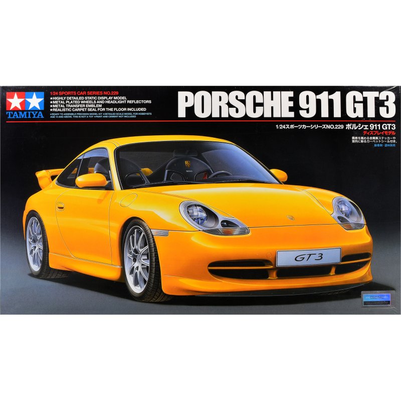 model kit porsche 911 gt3 1/24 scale model by tamiya