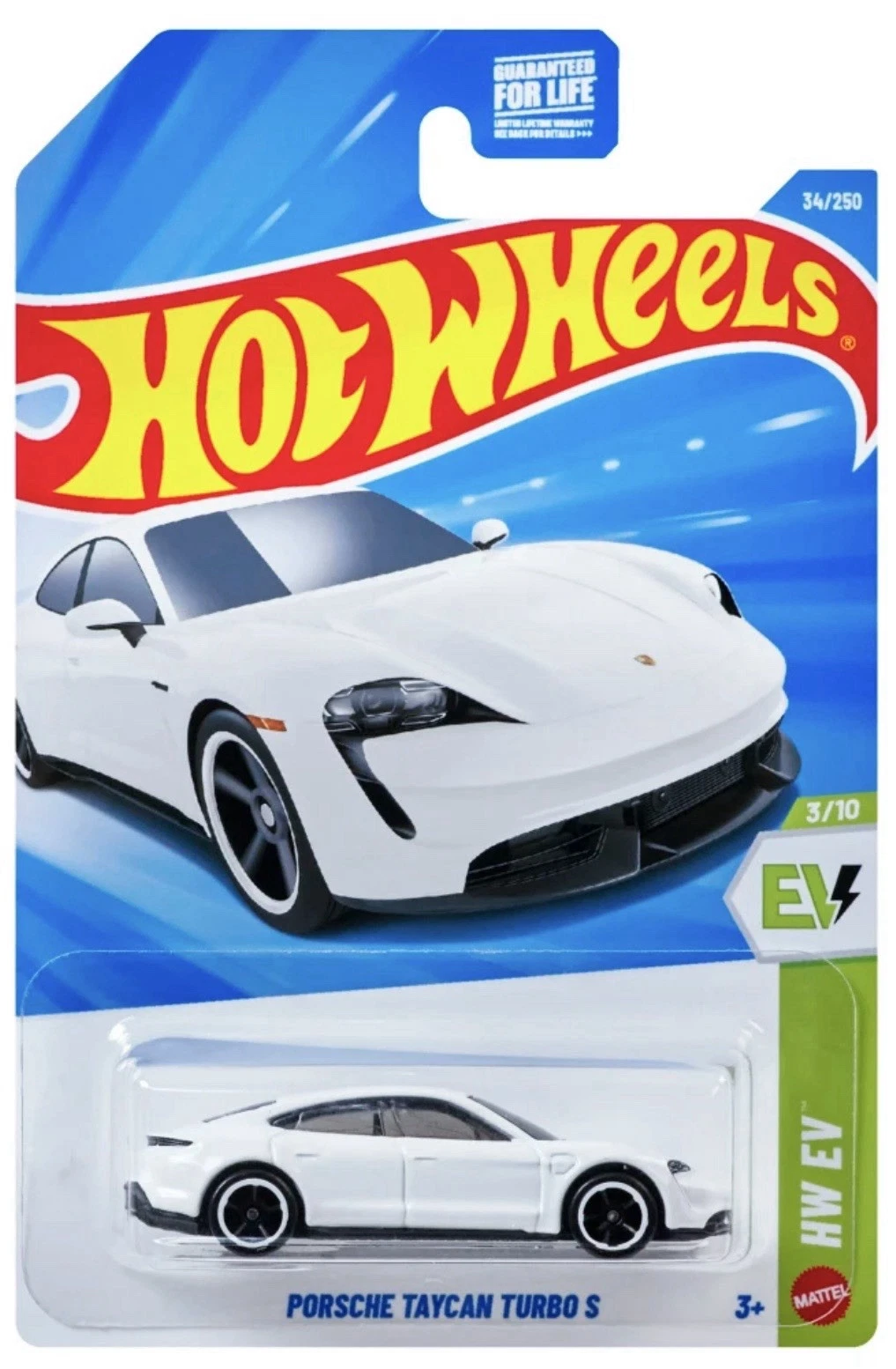 White Porsche Taycan Hot Wheels White Porsche Taycan Hot Wheels